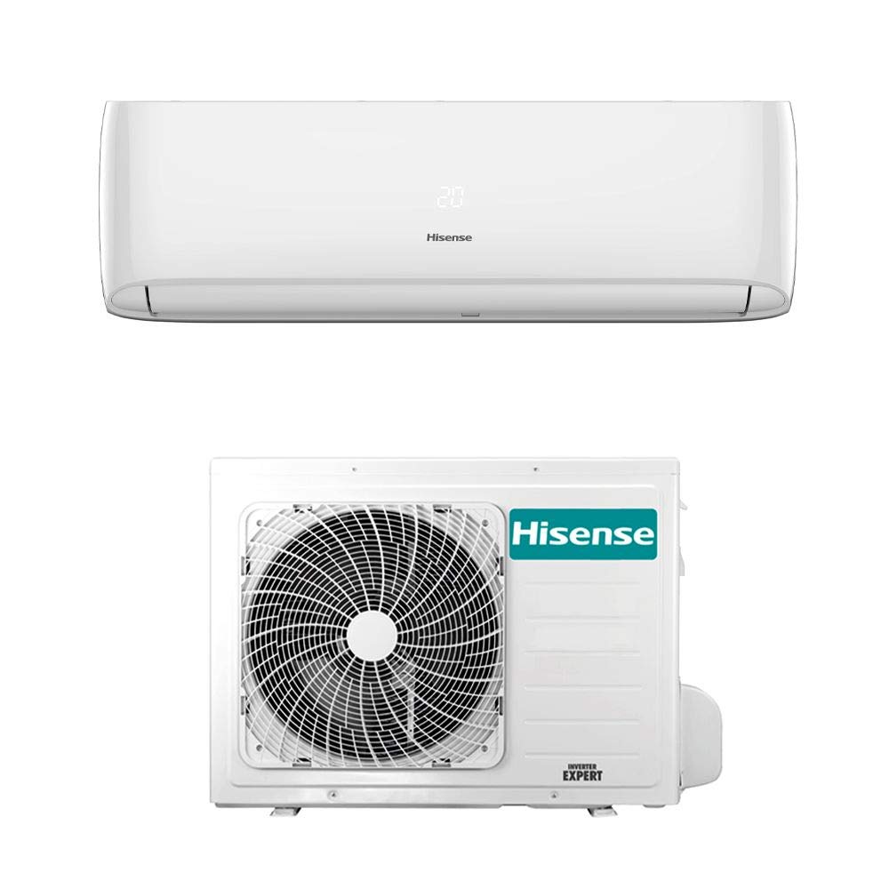 Unidad interior y exterior del aire acondicionado Hisense Easy Smart de 12000 BTU