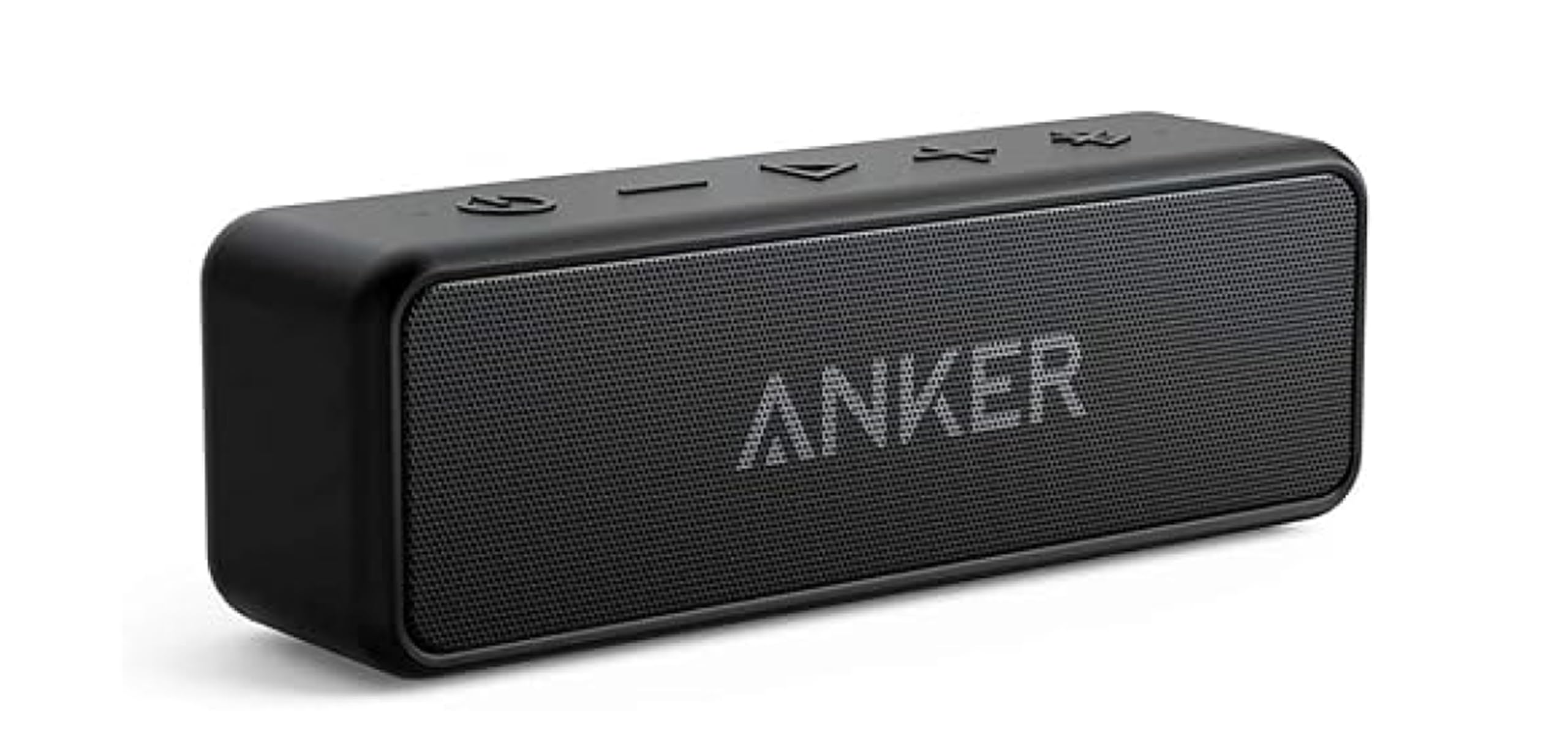 Altavoz Bluetooth Anker Soundcore 2 negro portátil con sonido estéreo de 12W y resistencia al agua IPX7