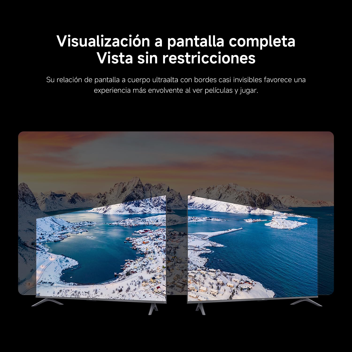 Xiaomi TV F Pro 43 pulgadas QLED 4K con pantalla sin biseles y visualización inmersiva