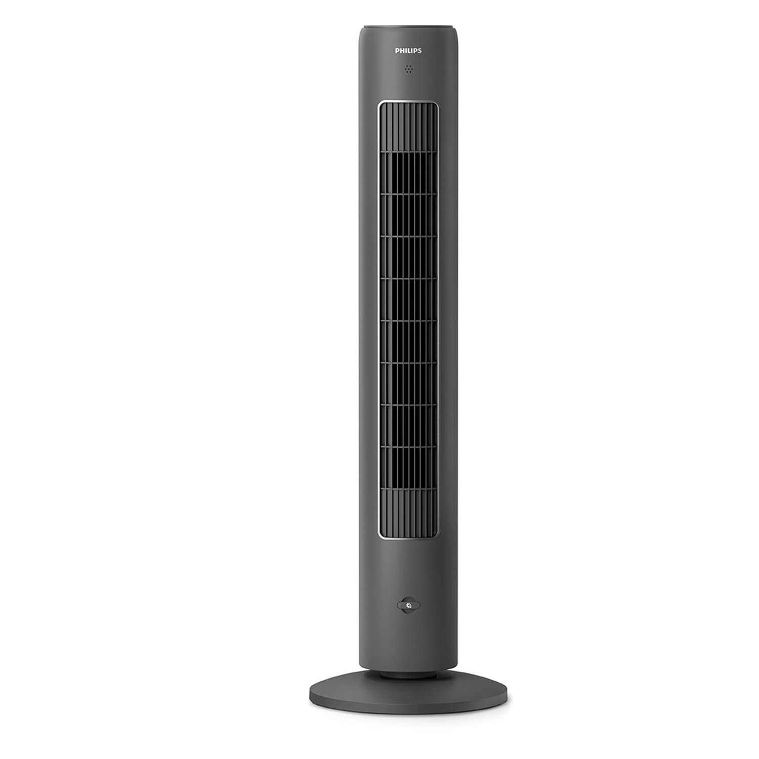 Ventilador de torre Philips Serie 5000 negro de 105cm con oscilación y mando a distancia