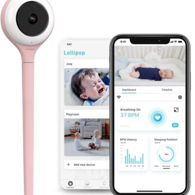 Cámara de vigilancia para bebé con monitor en smartphone