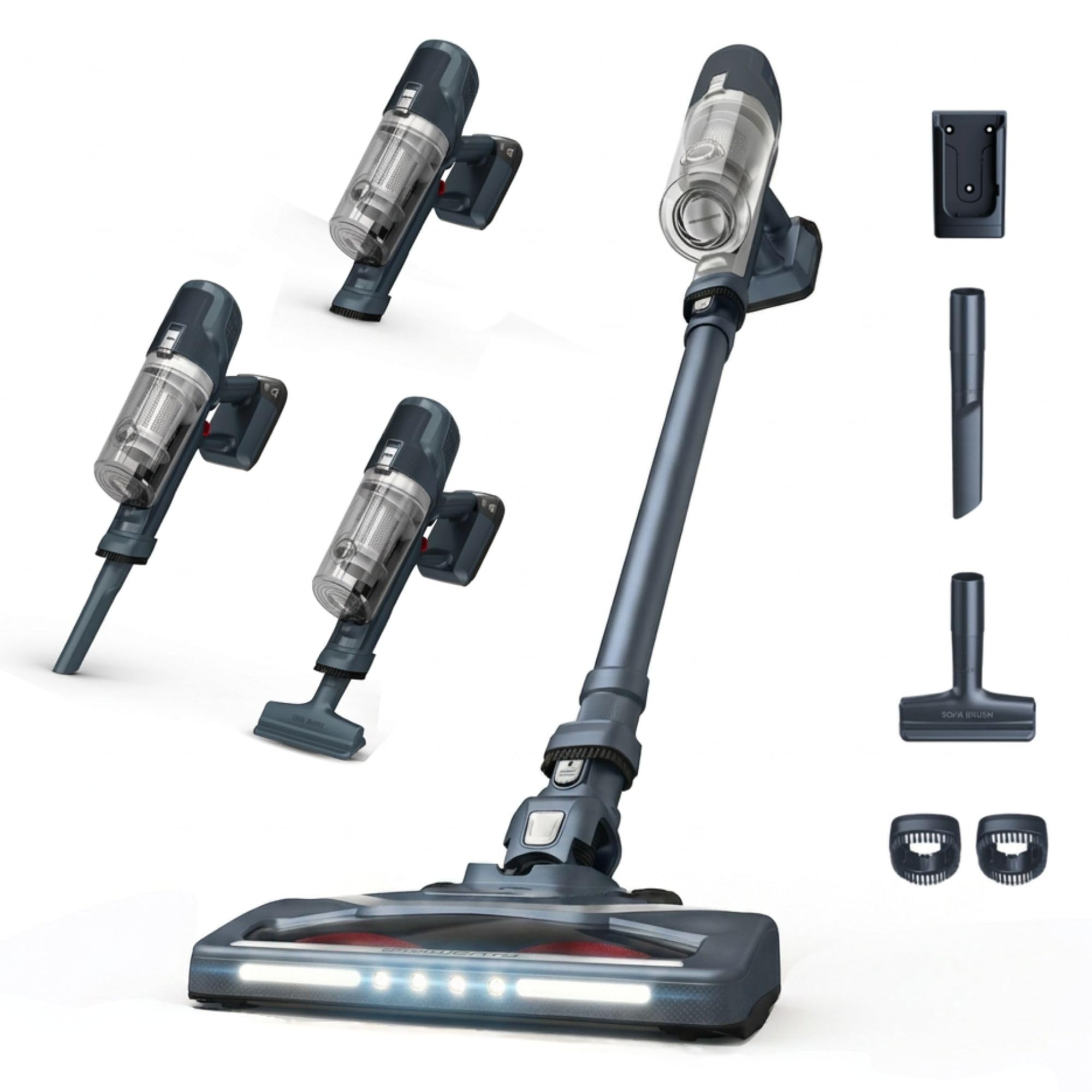 Rowenta X-Pert 6.60 RH6836 con sus accesorios y cabezal iluminado