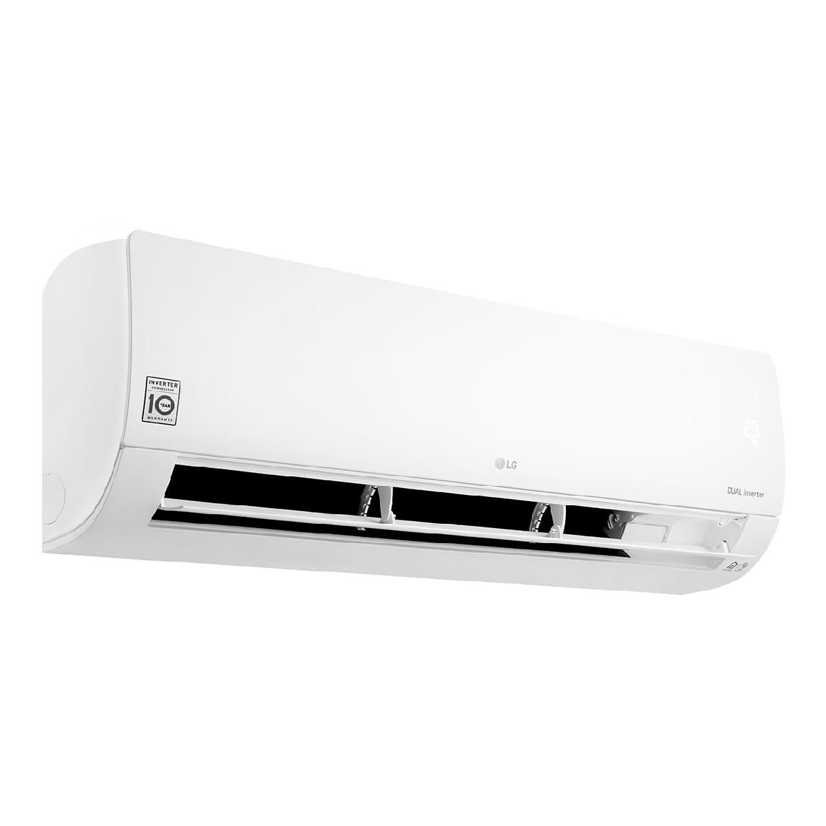 Unidad interior LG Libero Smart S12ET con compresor Dual Inverter y display de temperatura