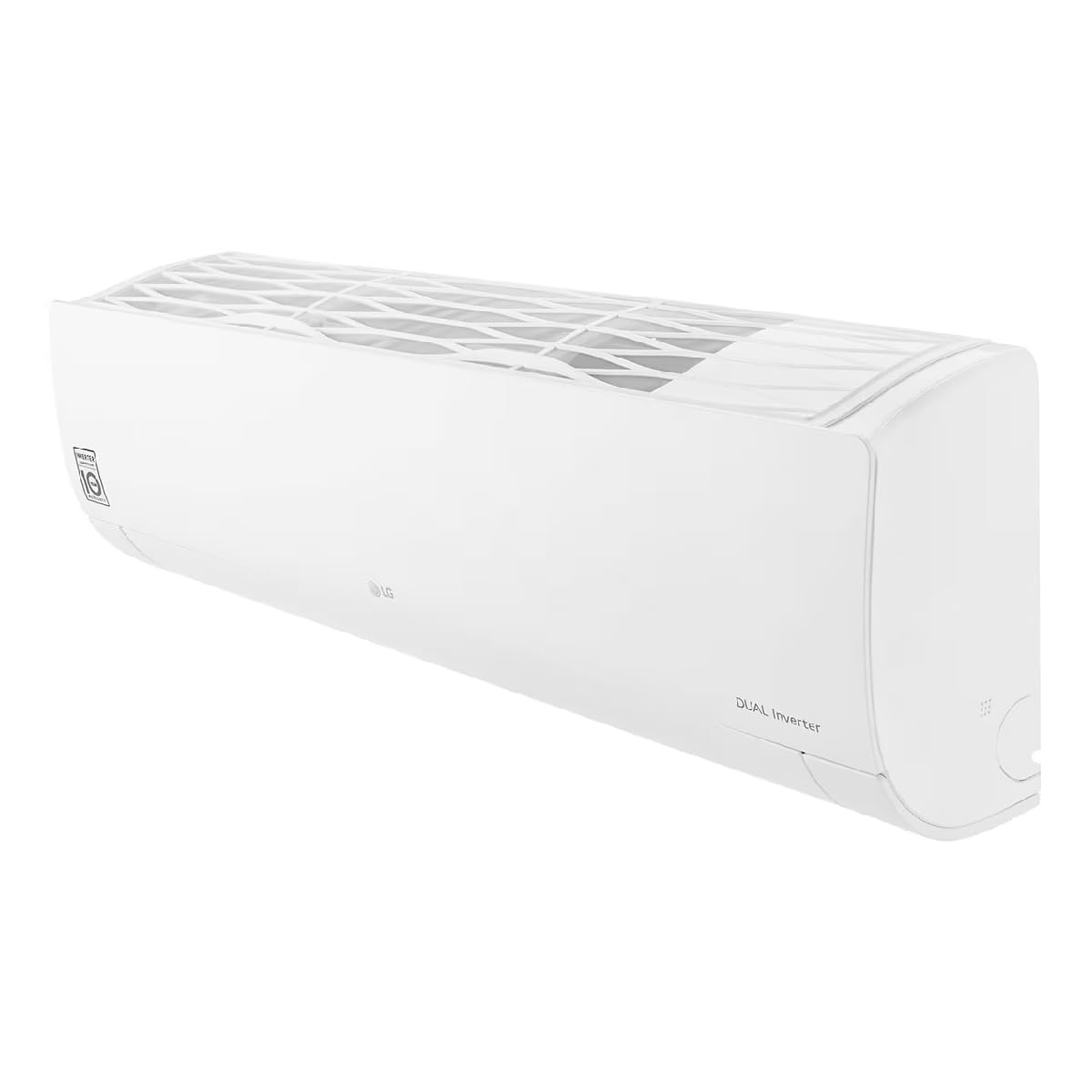 Aire acondicionado split LG Libero Dual Inverter 12000 BTU color blanco vista frontal