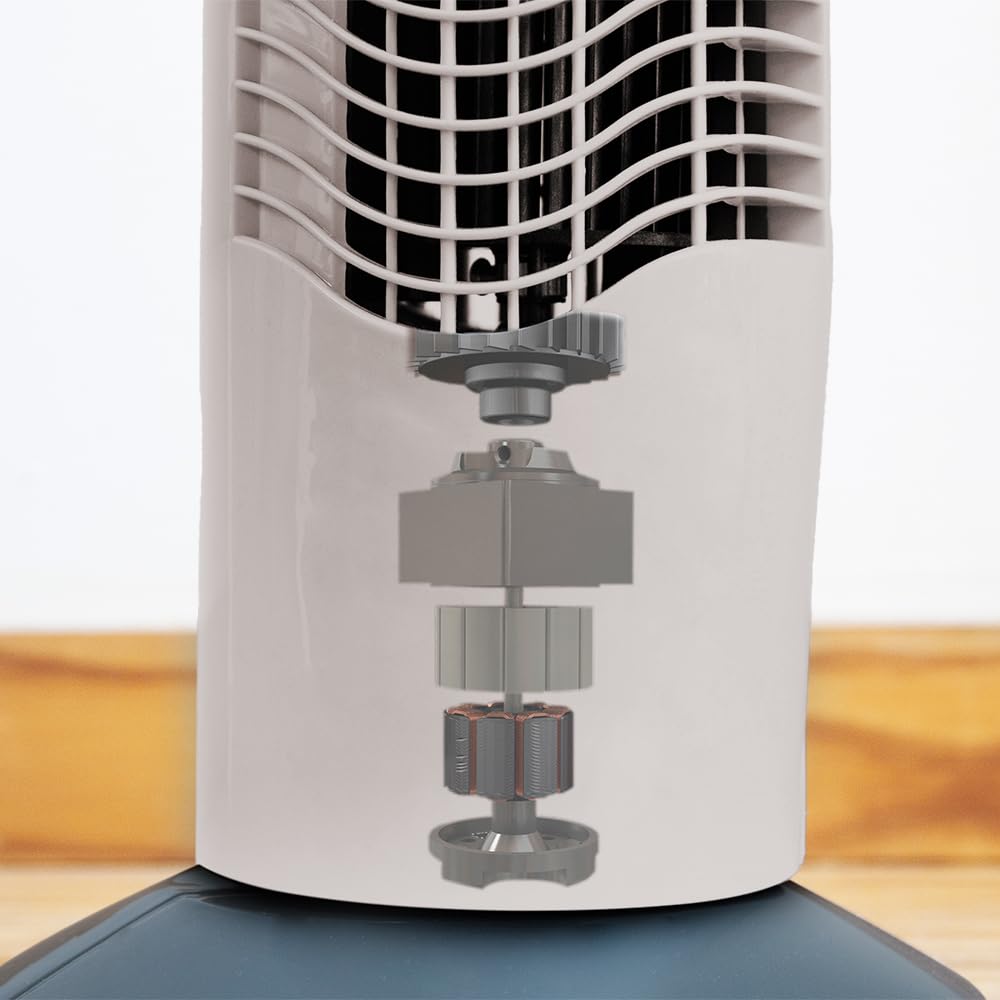 Detalle motor cobre ventilador torre Cecotec EnergySilence 790