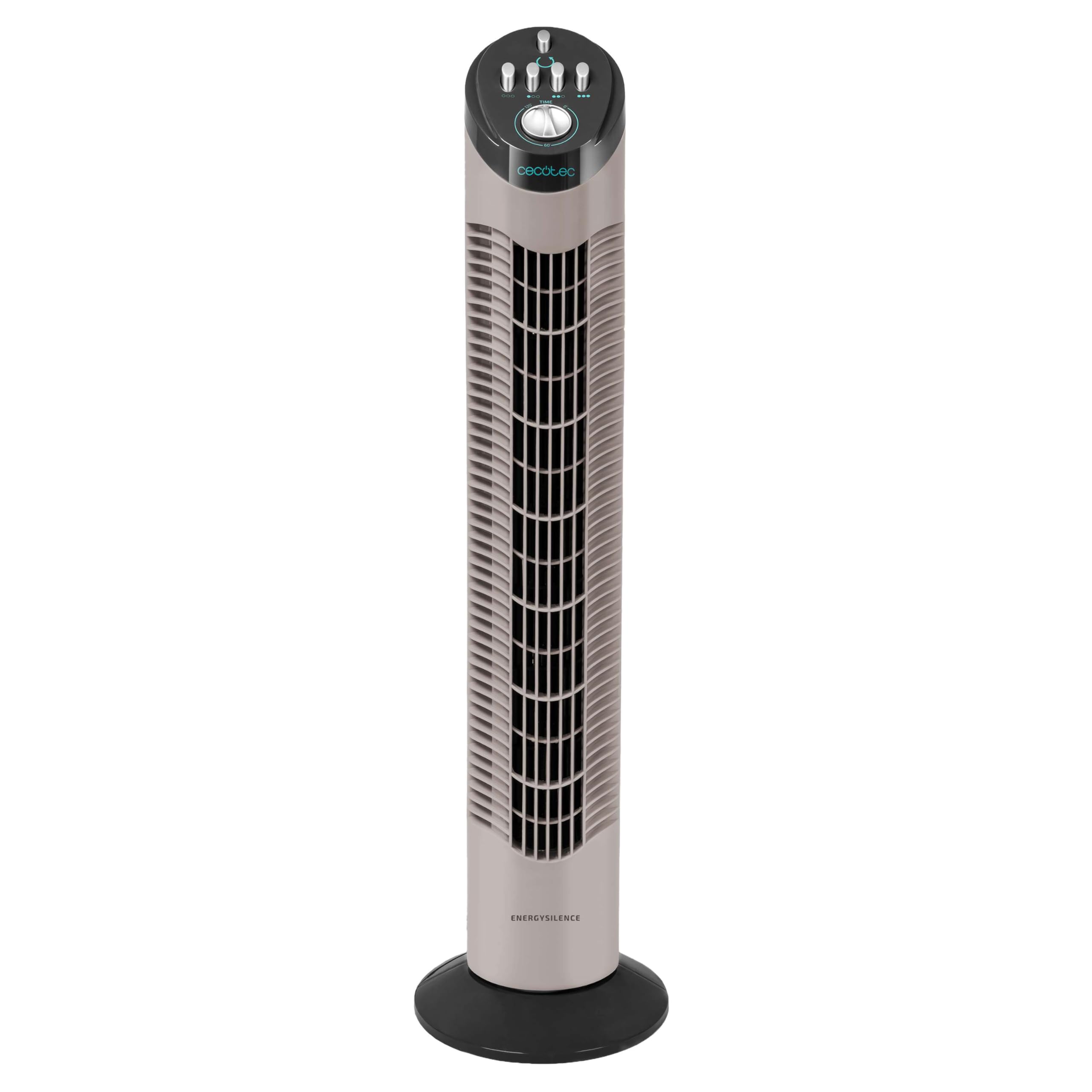 Ventilador torre Cecotec EnergySilence 790 Skyline gris y negro con control mecánico