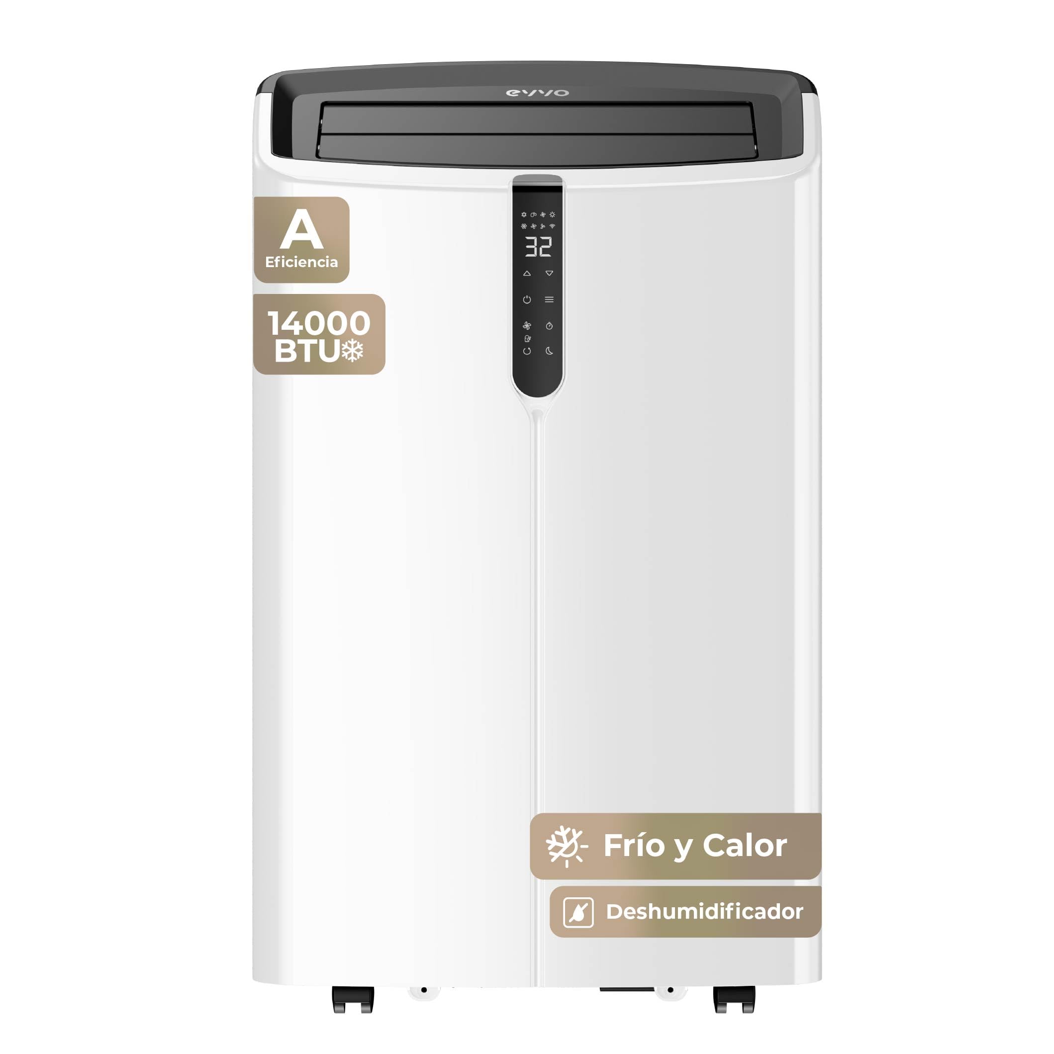 Aire acondicionado portátil EVVO Clima Silent 14000 BTU blanco