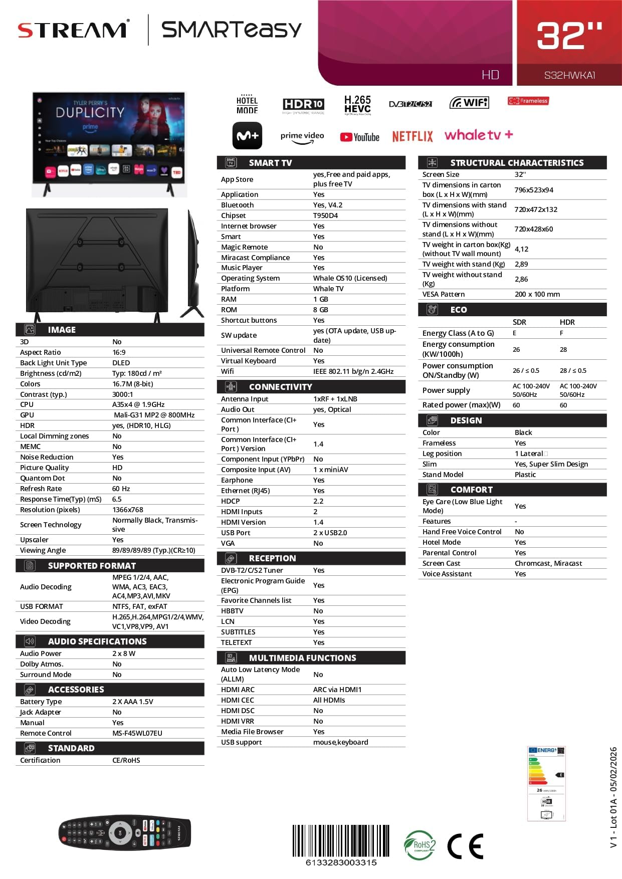 Smart TV Stream System 32