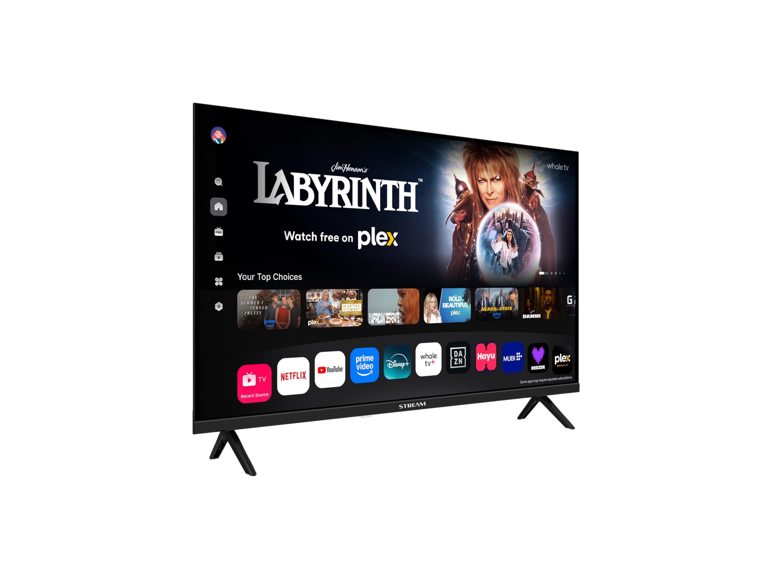 Smart TV Stream System 32 pulgadas frameless con apps streaming activas