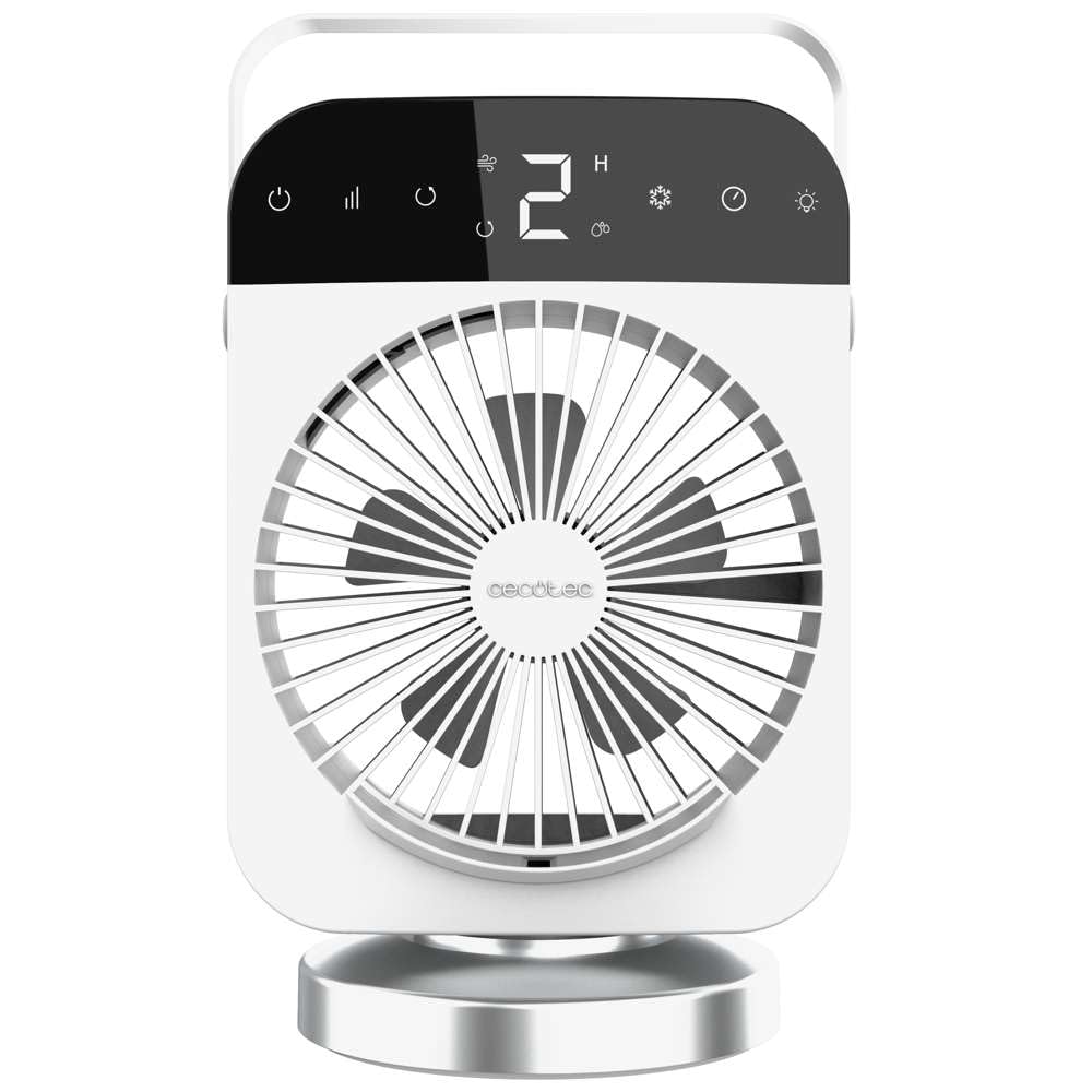 Climatizador sobremesa Cecotec con control táctil y pantalla digital