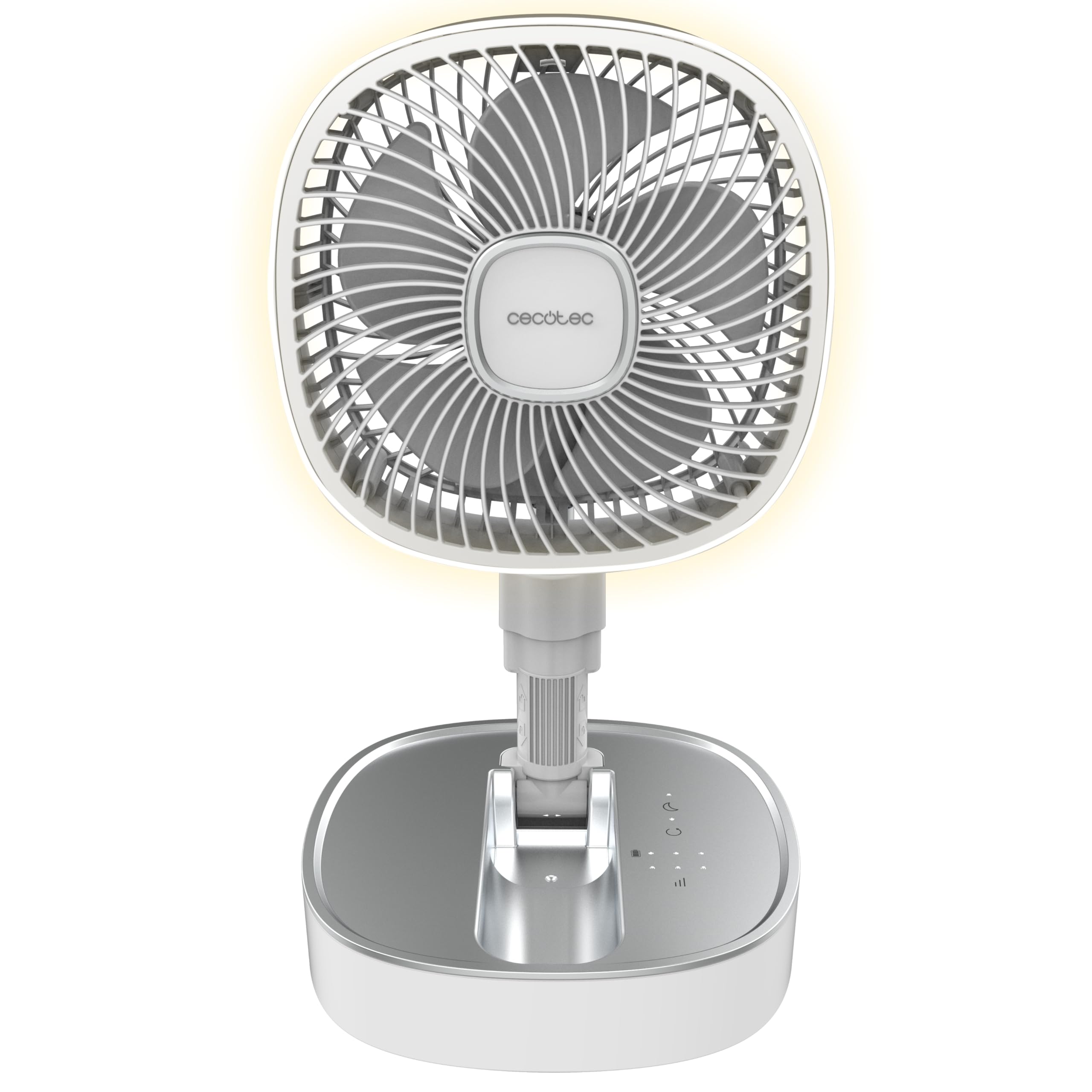 Ventilador portátil Cecotec EnergySilence 1000 FoldAir en fondo blanco
