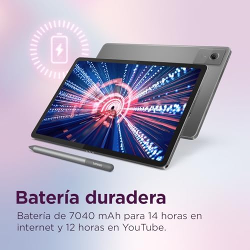 Lenovo Idea Tab 11 pulgadas gris con Tab Pen, pantalla 2.5K y batería de larga duración.