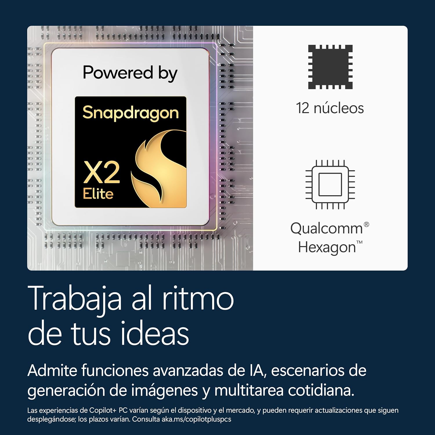 Snapdragon X2 Elite: potente procesador con 12 núcleos y tecnología Hexagon de Qualcomm, ideal para
