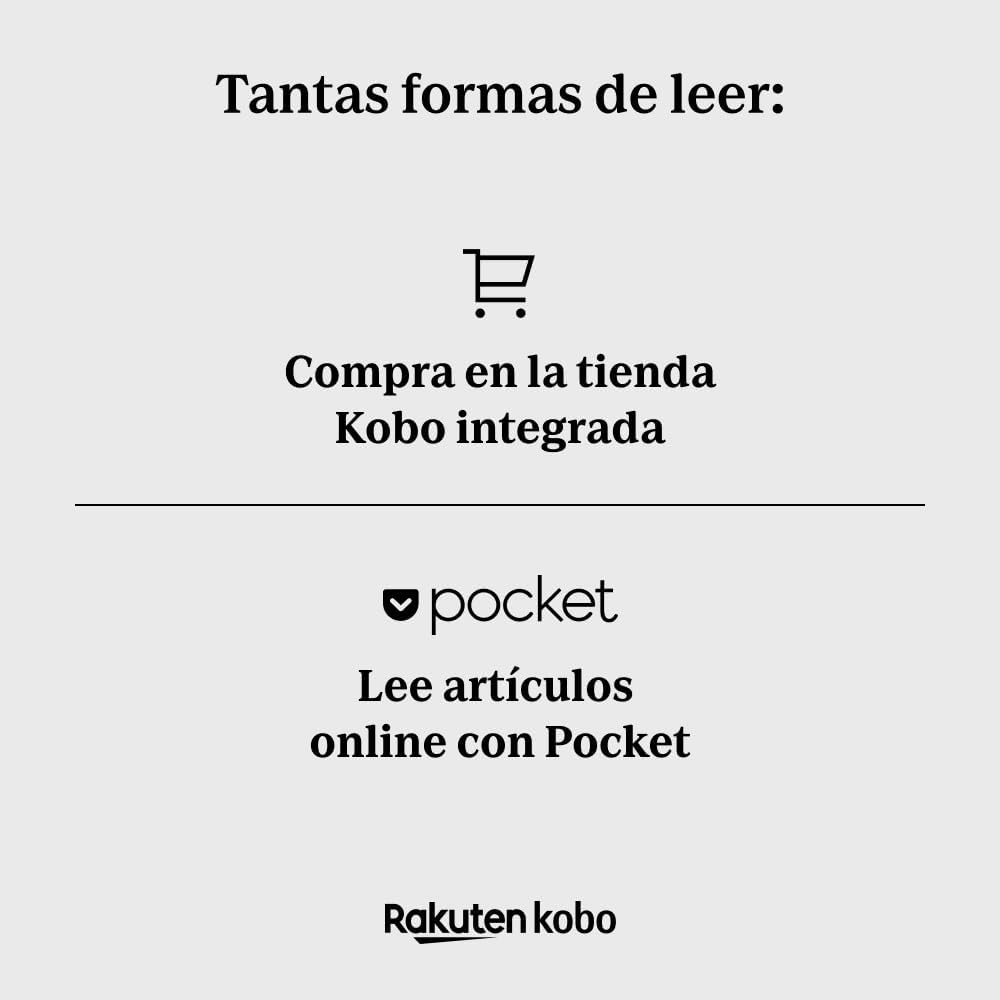 Infografía sobre formas de leer digitalmente con Kobo y Pocket.
