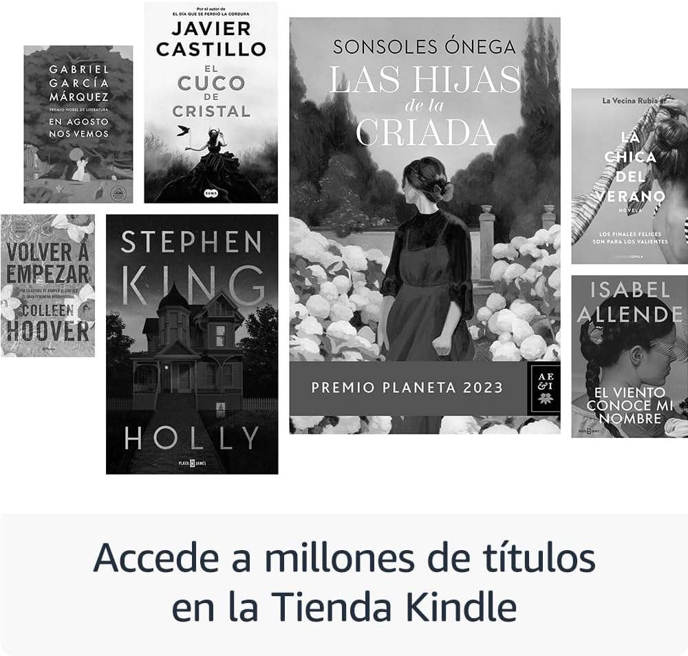 Montaje de portadas de libros en blanco y negro con títulos de autores famosos y