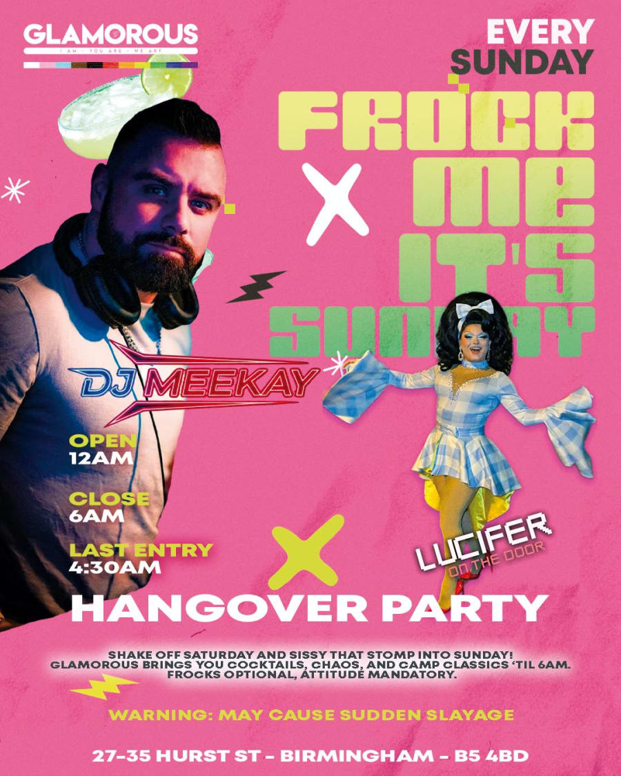 Frock Me It's Sunday at Glamorous poster