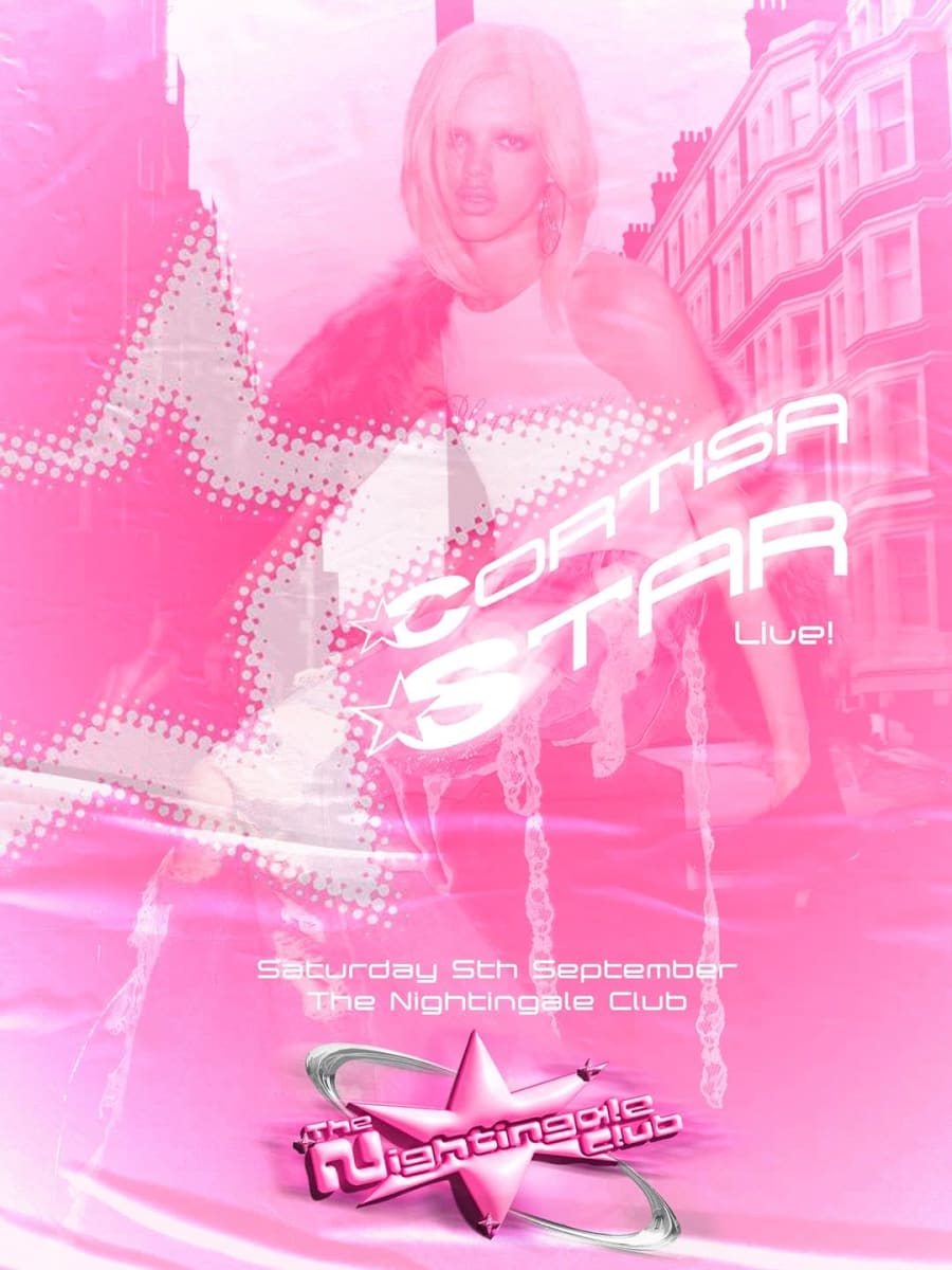 Cortisa Star Live at The Nightingale poster