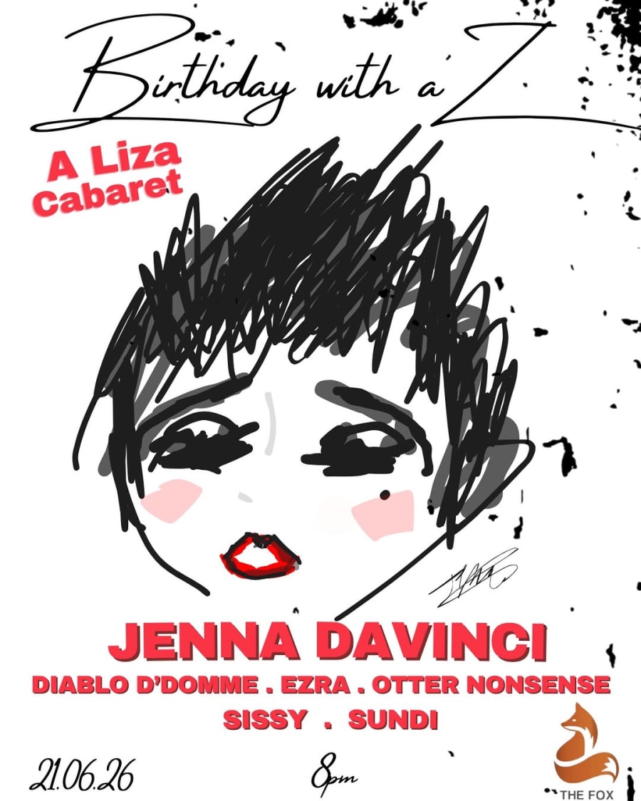 Birthday with a Z: A Liza Cabaret poster