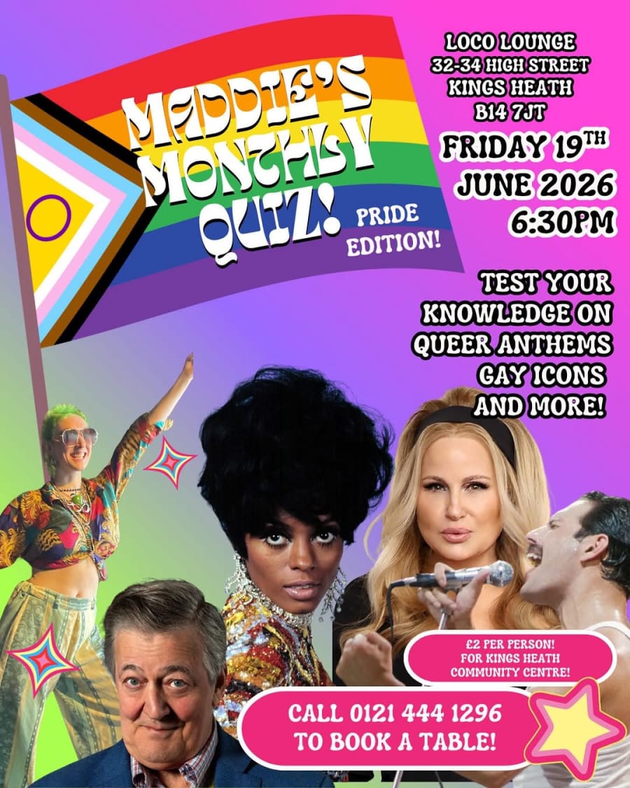 Maddie's Monthly Quiz! Pride Edition poster