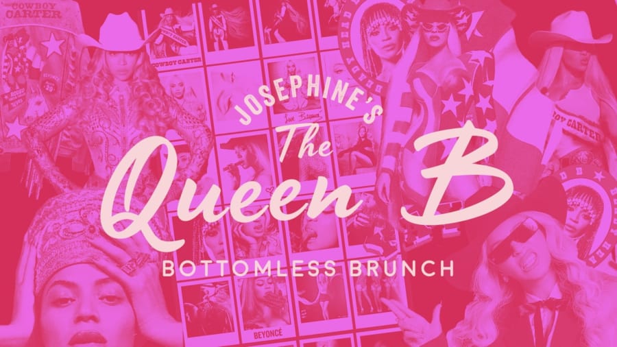 Queen B Bottomless Brunch poster
