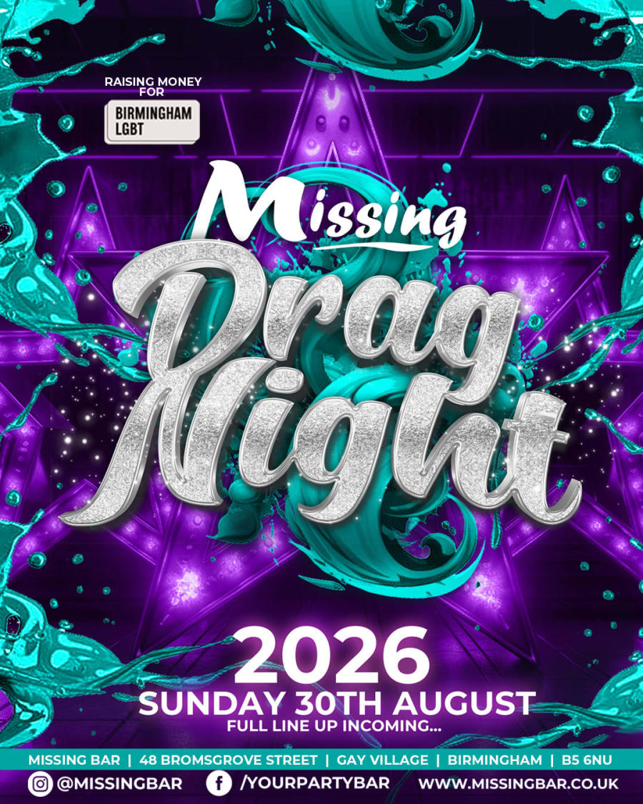 Missing Drag Night poster