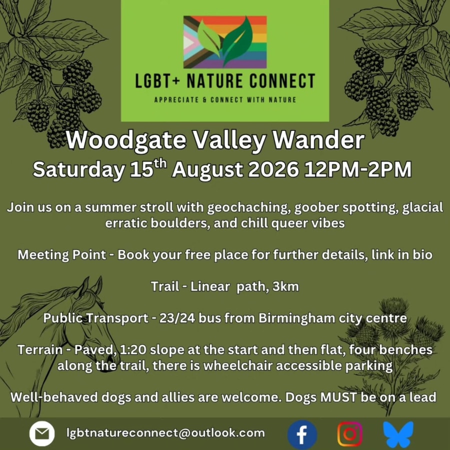 Woodgate Valley Wander poster