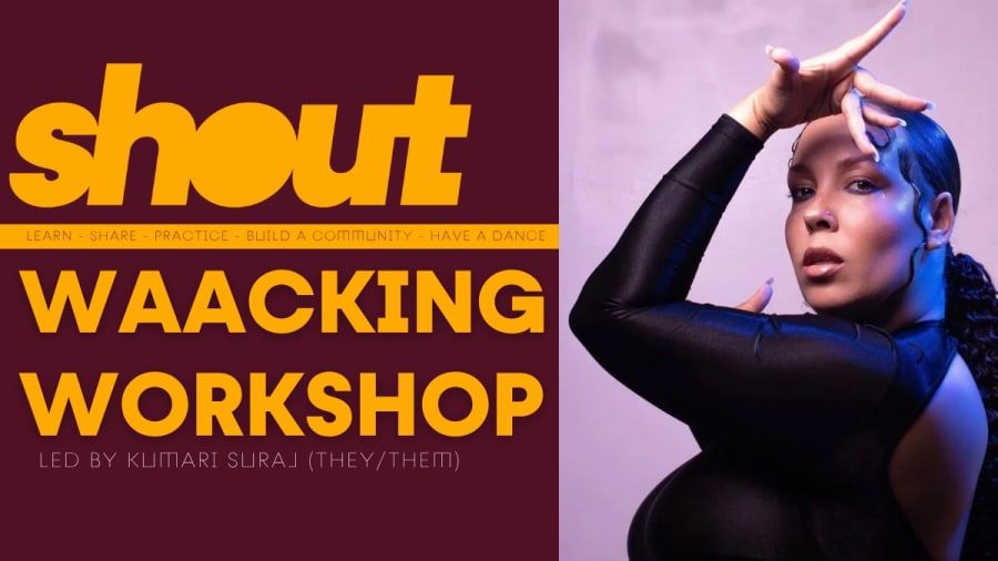 Waacking Workshop with Kumari Suraj poster