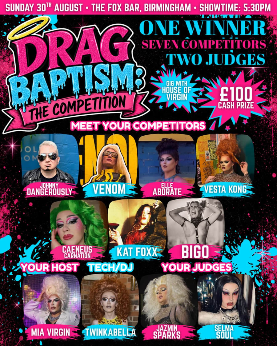 Drag Baptism: The Competition poster