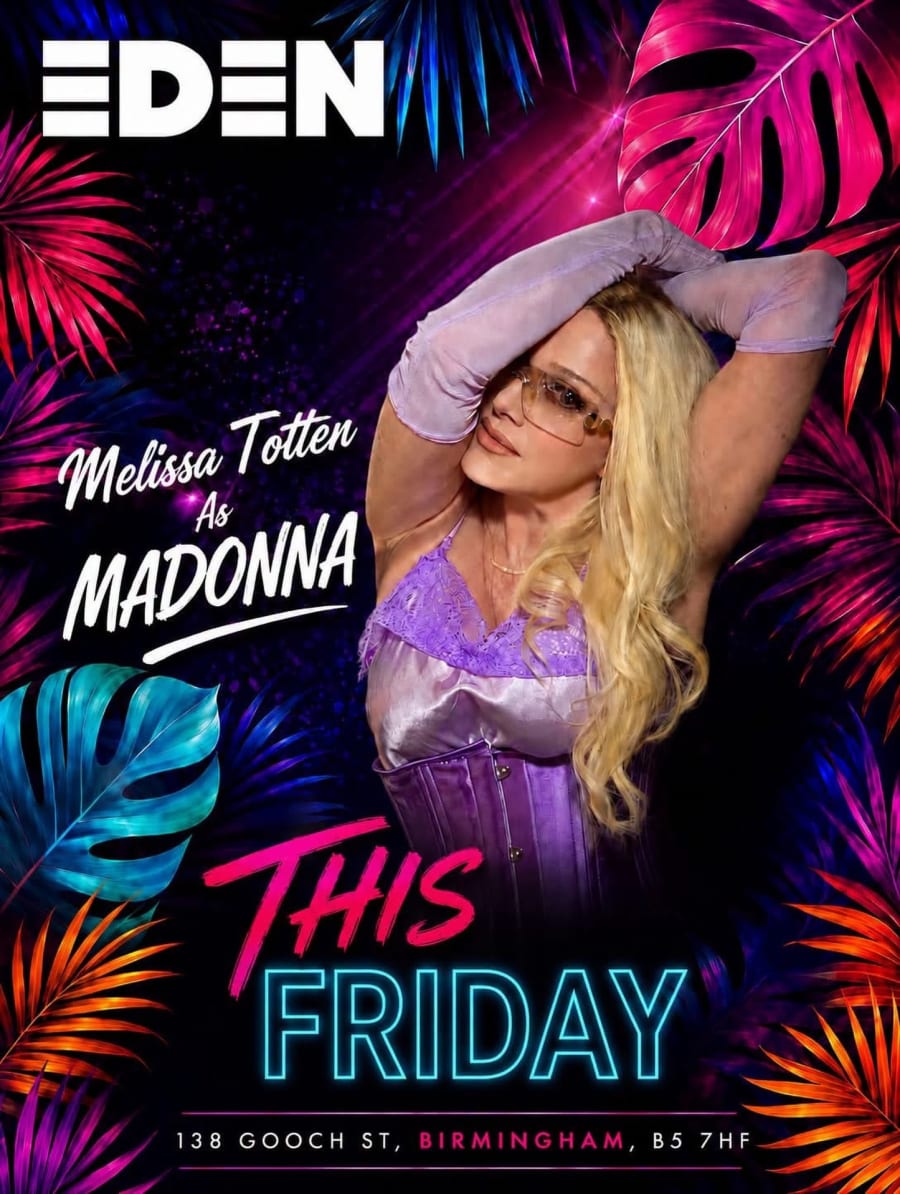 Melissa Totten as Madonna at Eden poster