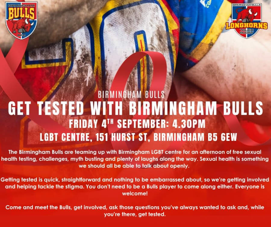 Get Tested with Birmingham Bulls poster