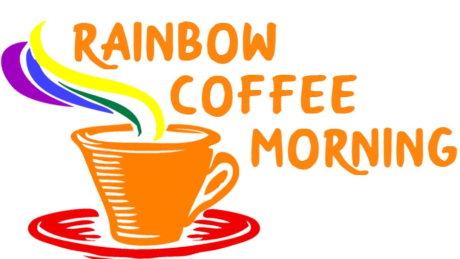 Rainbow Coffee Morning poster