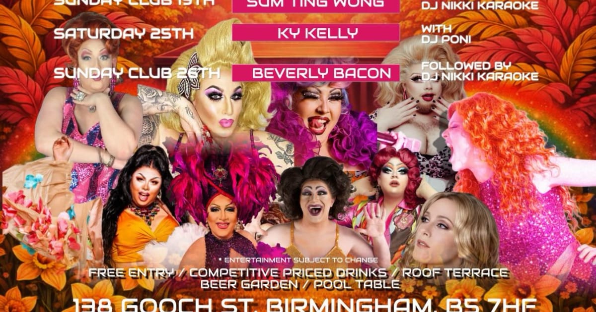 Sum Ting Wong at Eden Sunday Club — LGBTQ+ event in Birmingham