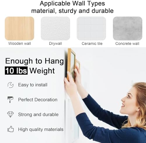 Vue 5 de Pieces Accroche Tableau Crochet