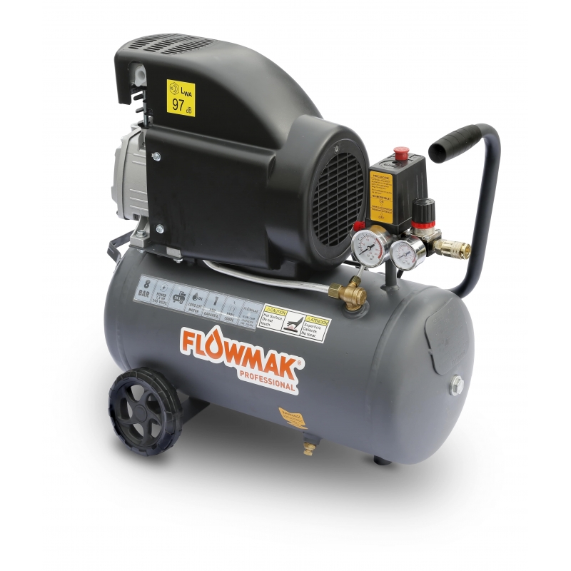 COMPRESOR FLOWMAK FL-24L-1,5HP 8BAR 220V