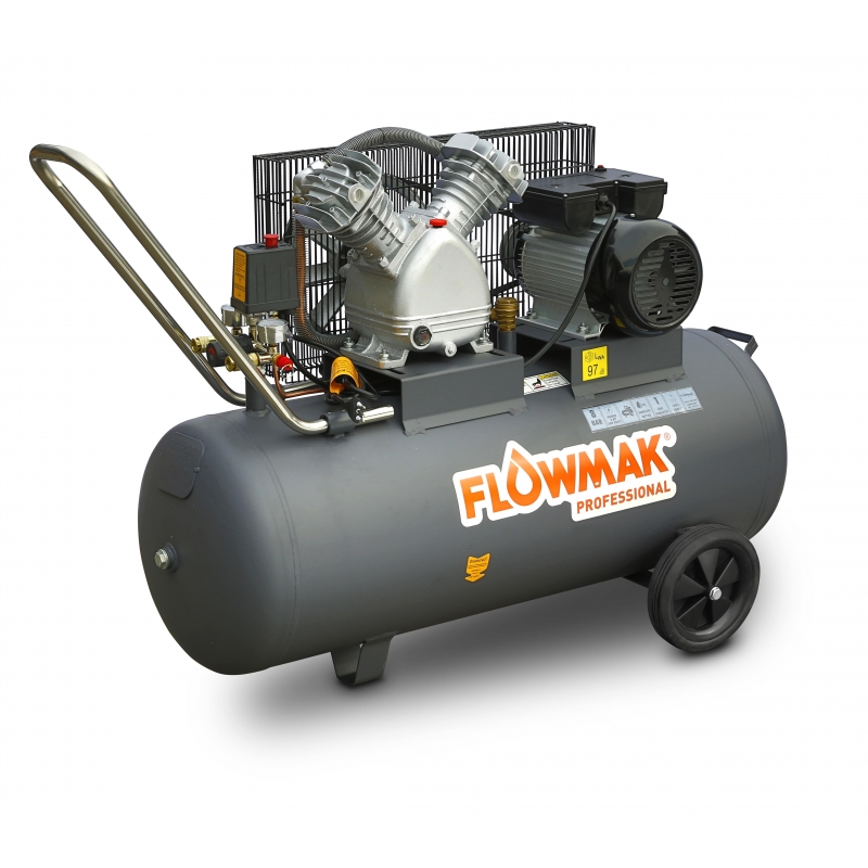 COMPRESOR FLOWMAK VD65-100L-3HP 8BAR 220V