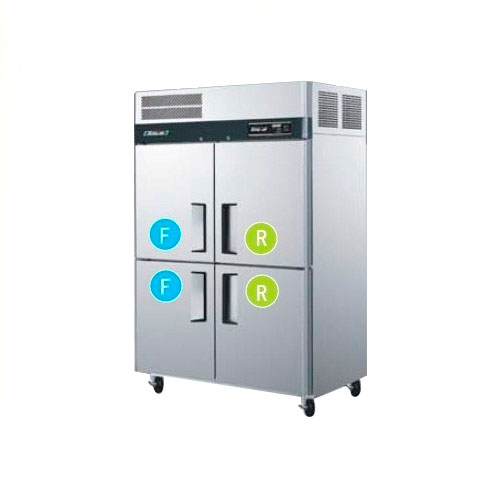 Refrigerador/Freezer 2 Cuerpos 4 Medias Puertas Turbo Air KRF454H