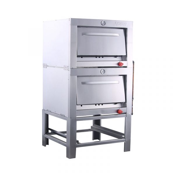 Horno Industrial A Gas, 2 Cámaras De 65x65cm Vhg-265c