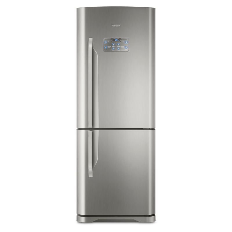 Refrigerador Fensa BFX70 454L No Frost Bottom Freezer Multiflow Fast Adapt Turbo Freezer Ice Twister