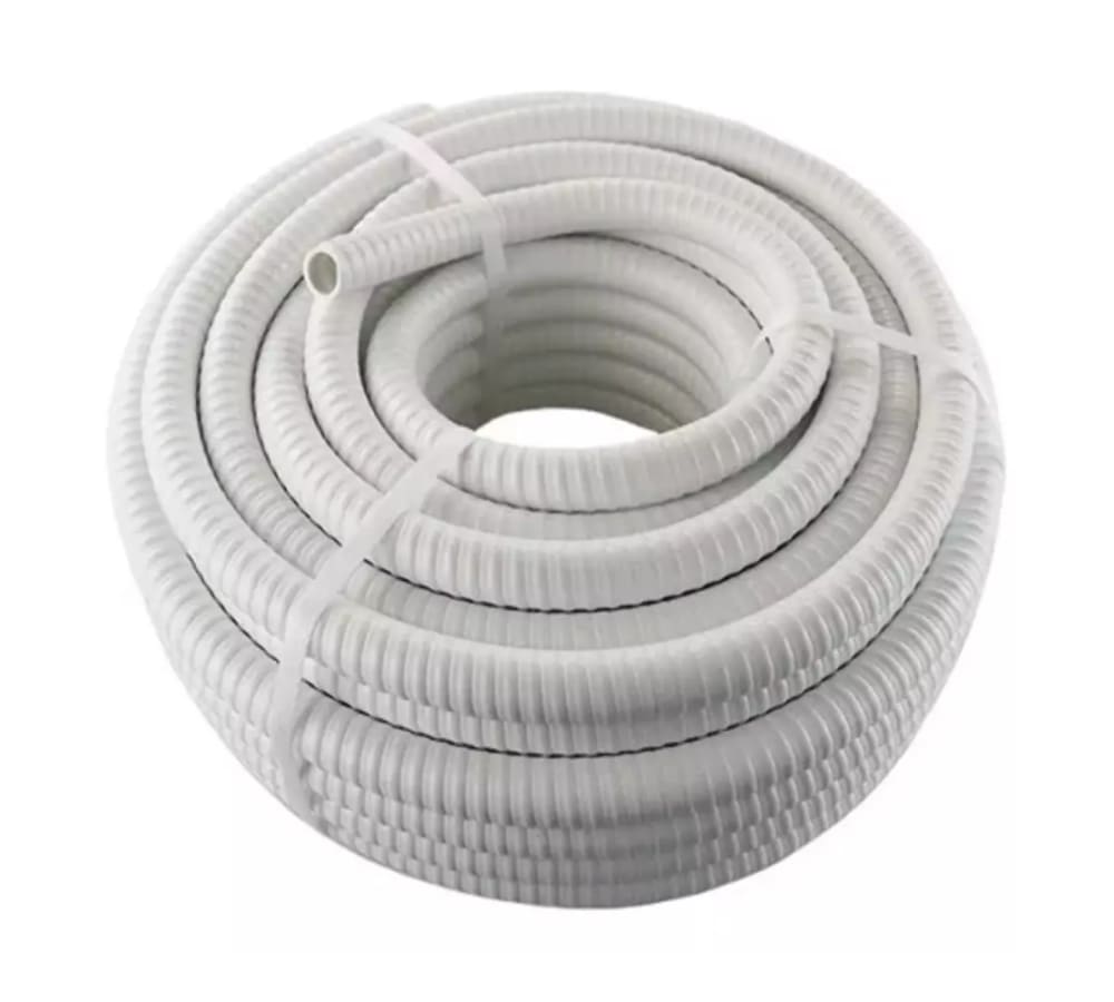 Tubo desagüe aire acondicionado PVC gris flexible 15 - 20 mm a metros