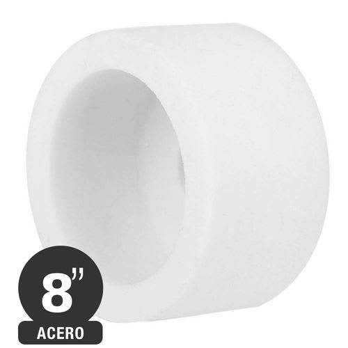 Piedra Copa Recta - Oxido de Aluminio Blanco - Aceros - Grano 46 - 8x4 - Isesa