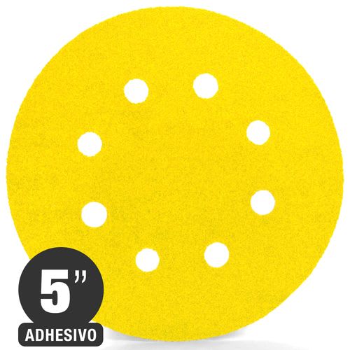 Disco Lija con Adhesivo 8 Perf. 5