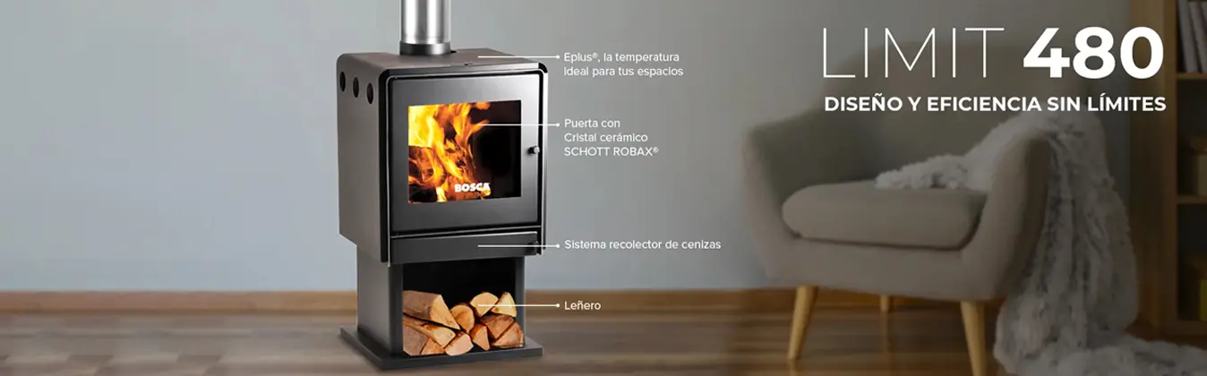 Calefactor a leña Eco 350