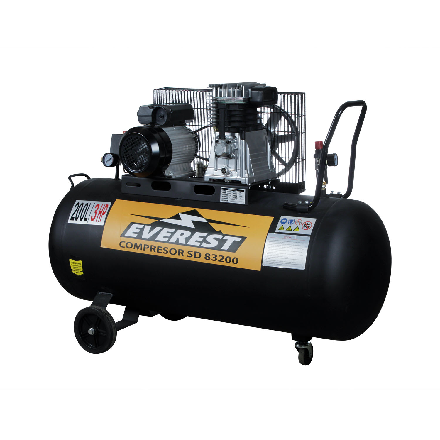 COMPRESOR 3,0 hp 200 litros SD83200