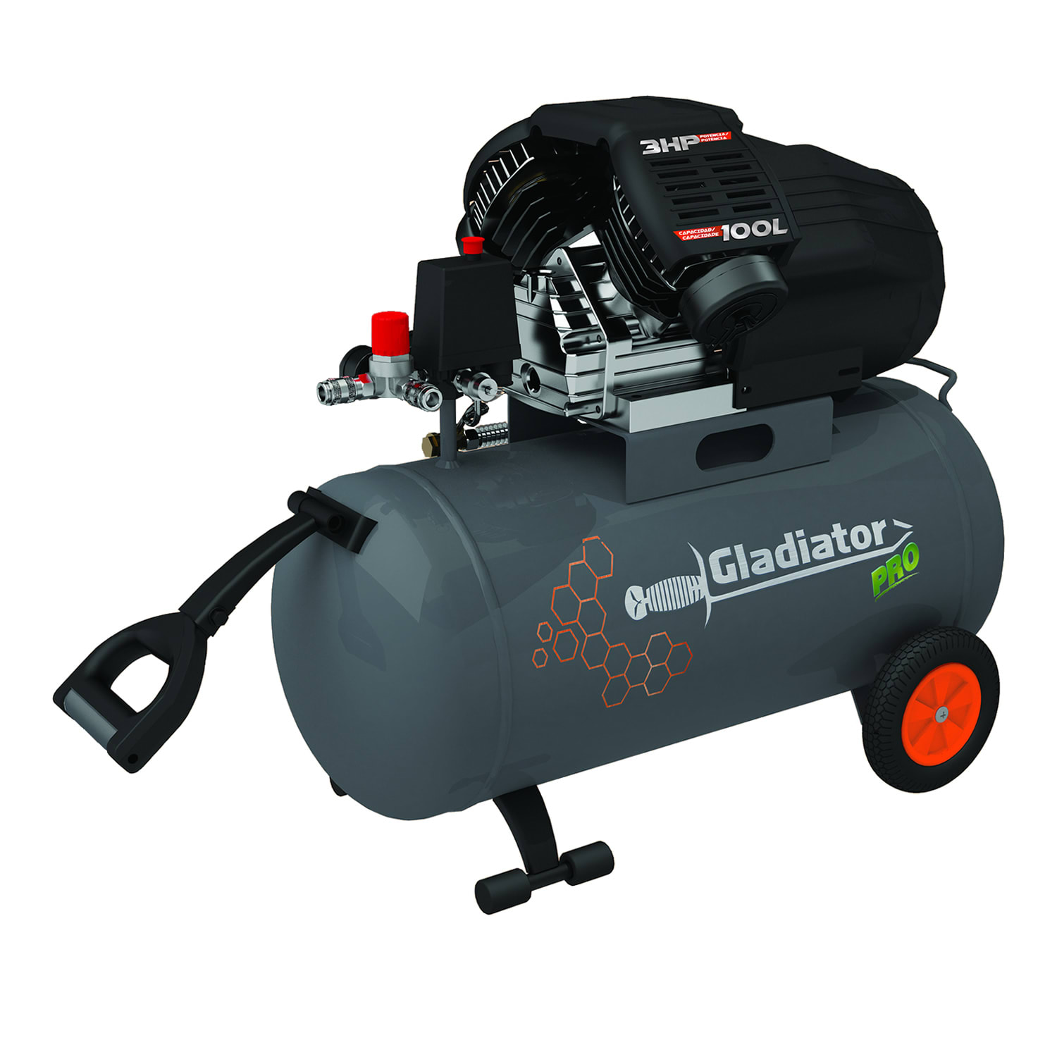 MOTOCOMPRESOR 100 litros 3hp CE 710