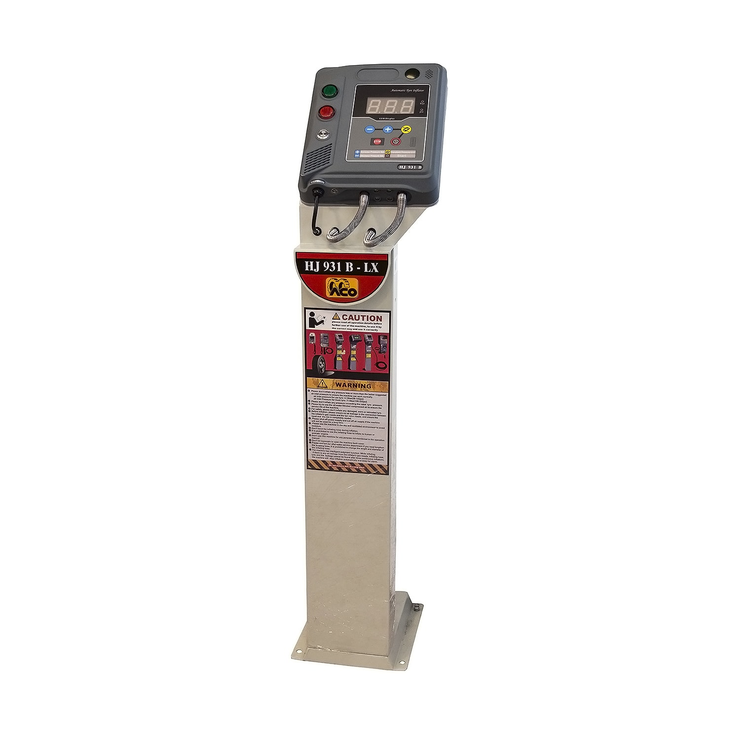 INFLADOR PEDESTAL CON DISPLAY LED HJ931B-LX