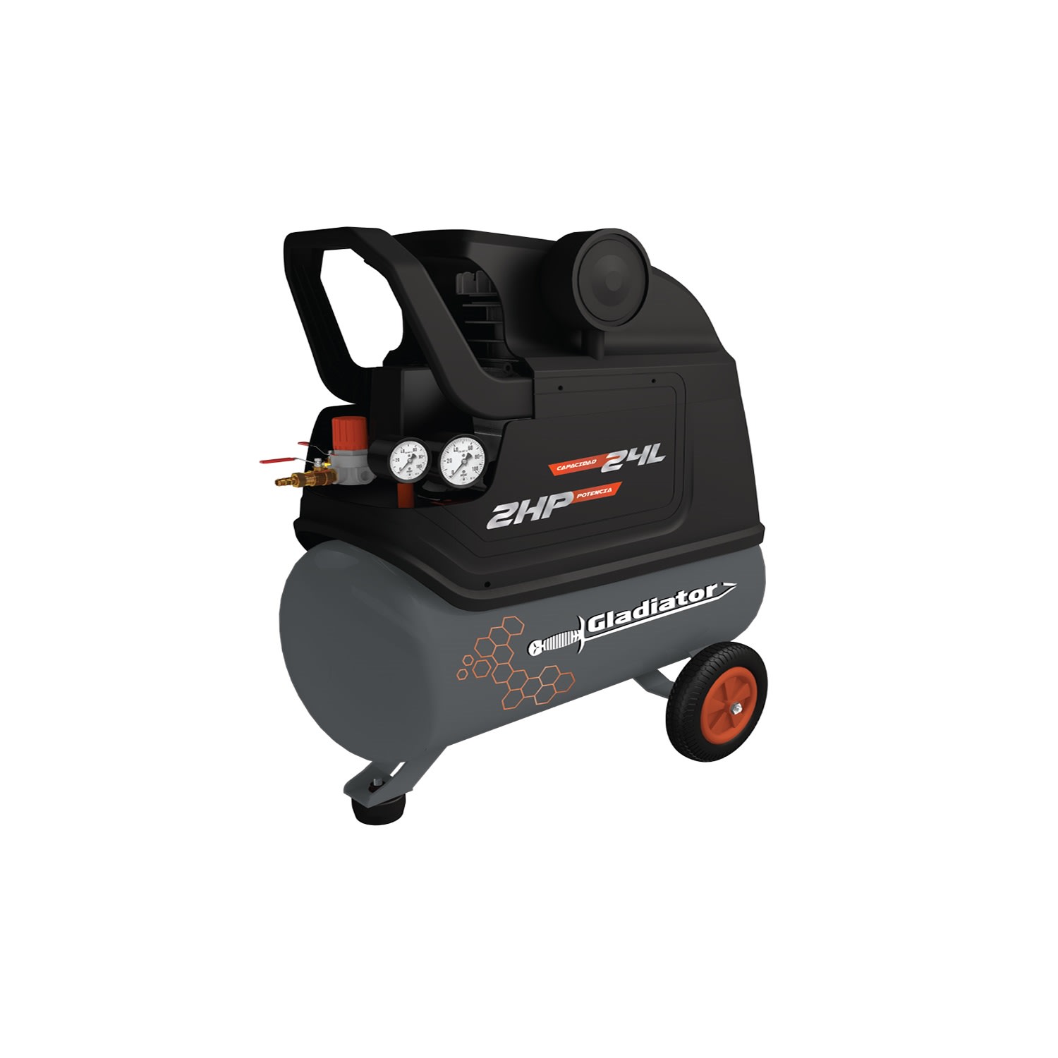 MOTOCOMPRESOR 24 litros 2hp CE 624/220M