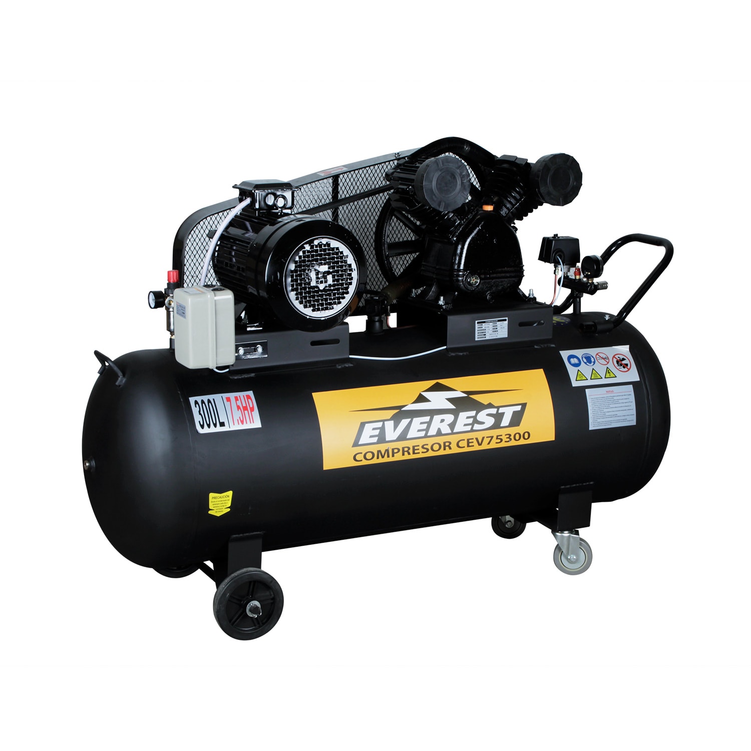 COMPRESOR 7,5hp 300 litros 380v CEV75300 en V