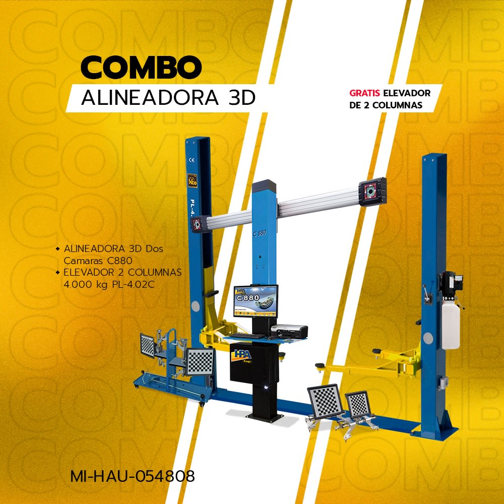 COMBO ALINEADORA 3D