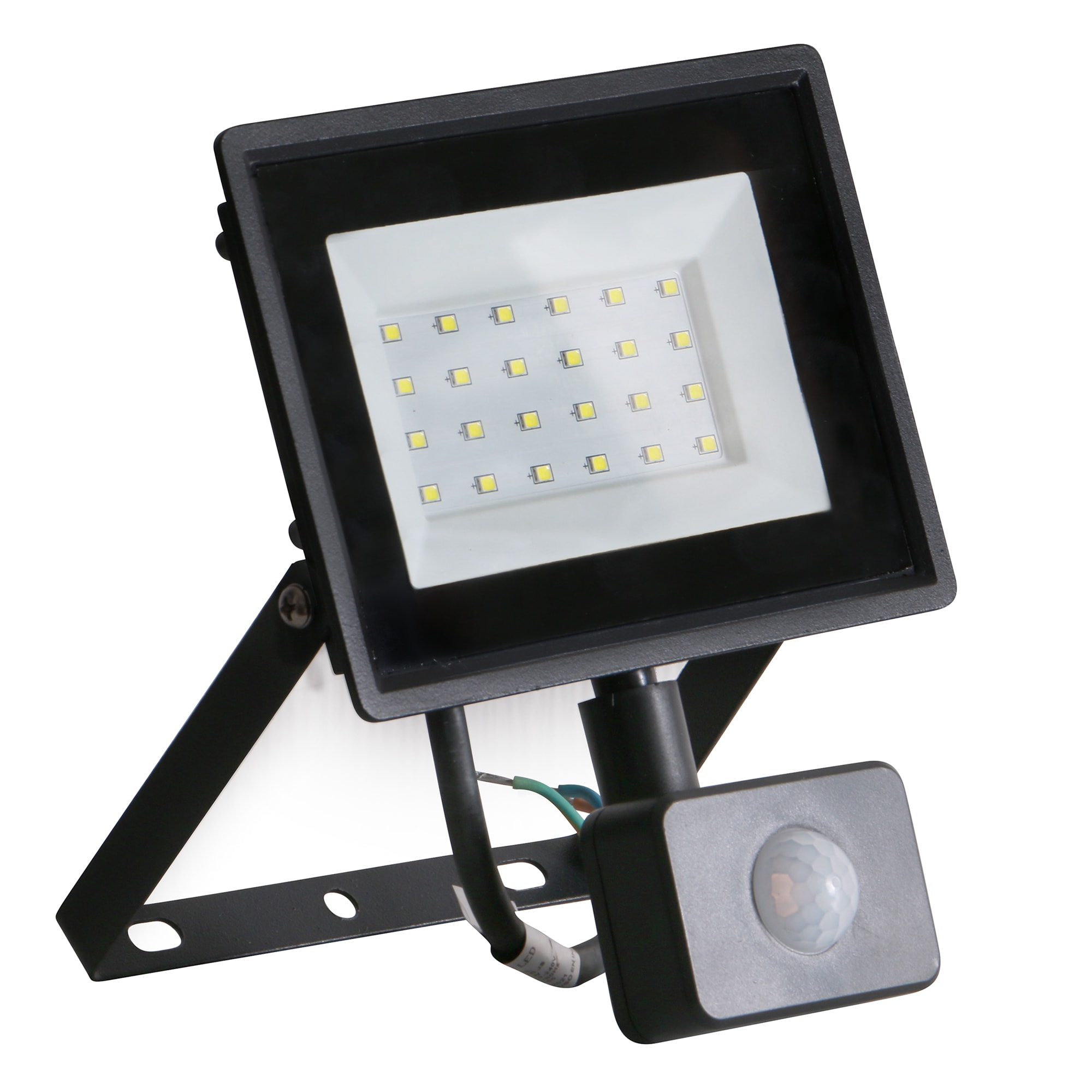 Proyector De Area Led Ultra Plano C/ Sensor 30W (Dob) Luz Dia