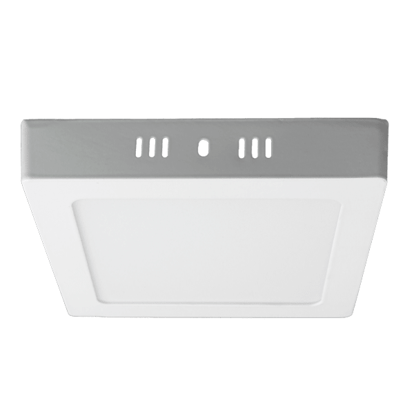 Panel Led Sobrepuesto Cuadrado 12W 2700K Luz Calida